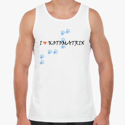 Майка с принтом I love kotomatrix