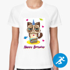 Женская спортивная футболка