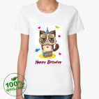 Женская футболка органик