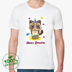 Мужская футболка органик