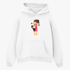 Толстовка худи оверсайз