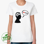 Женская футболка органик