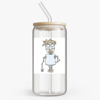 Банка с бамбуковой крышкой