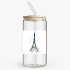 Банка с бамбуковой крышкой