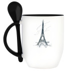 Кружка с ложкой