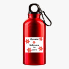 Металлическая бутылка 400 мл UV-DTF