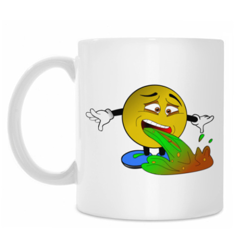 Кружка Vomiting Emoji