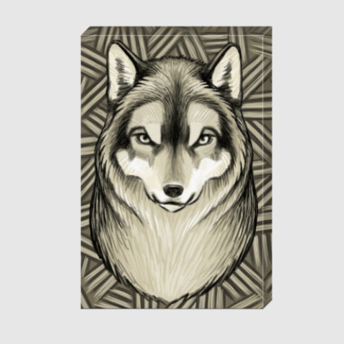 Холст с принтом Волк