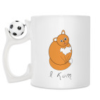 Кружка с футбольным мячиком