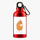 Металлическая бутылка 400 мл UV-DTF