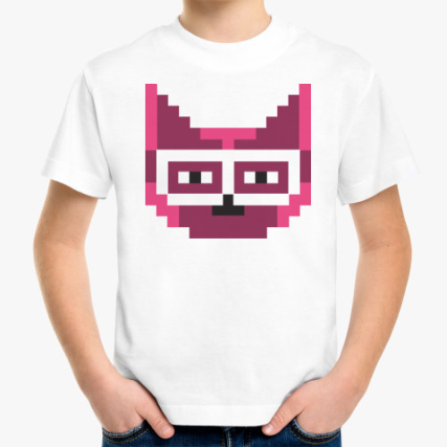 Детская футболка 8-bit Cat