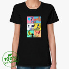 Женская футболка органик