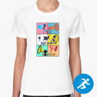 Женская спортивная футболка