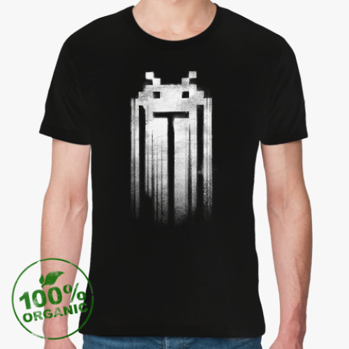 Футболка из органик-хлопка с принтом Space Invaders Punisher