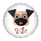 Собака Мопс Новый год Подарок