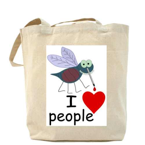 Сумка шоппер I love people