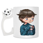 Кружка с футбольным мячиком