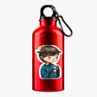 Металлическая бутылка 400 мл UV-DTF