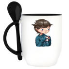 Кружка с ложкой