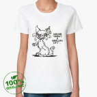 Женская футболка органик