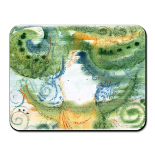 Коврик для мыши с принтом  Девочка