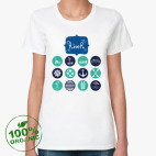 Женская футболка органик