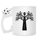 Кружка с футбольным мячиком