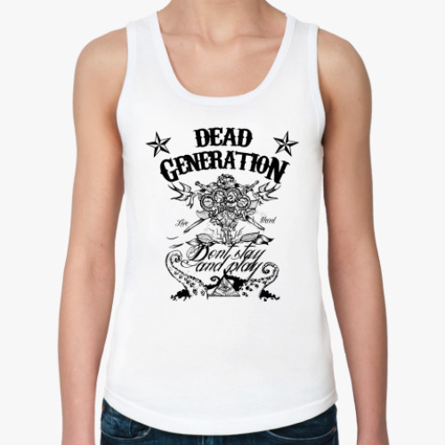 Женская майка Dead Generation
