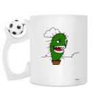 Кружка с футбольным мячиком