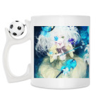 Кружка с футбольным мячиком