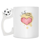 Кружка с футбольным мячиком