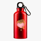 Металлическая бутылка 400 мл UV-DTF