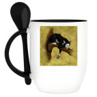 Кружка с ложкой