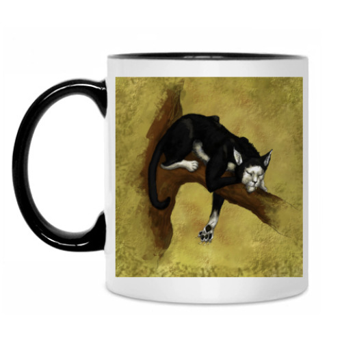 Кружка с принтом Кот