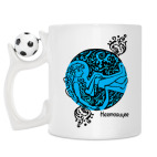 Кружка с футбольным мячиком