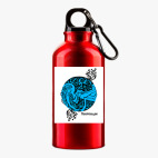 Металлическая бутылка 400 мл UV-DTF