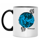 Кружка двухцветная