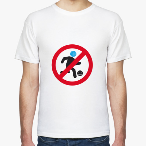 Футболка с принтом antiglobal