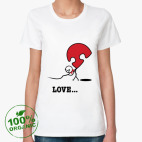 Женская футболка органик