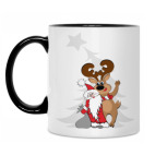 Кружка двухцветная