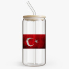 Банка с бамбуковой крышкой