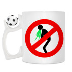 Кружка с футбольным мячиком