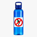 Прозрачная спортивная бутылка