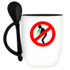 Кружка с ложкой