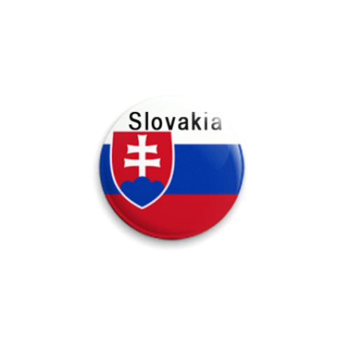 Значок 25мм Словакия