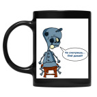 Кружка цветная UV-DTF