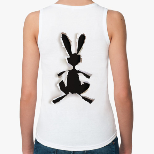 Женская майка Заяц