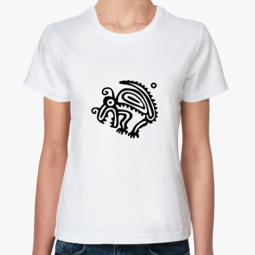 Классическая футболка с принтом Само зло