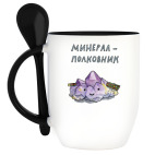 Кружка с ложкой