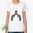 Женская футболка органик